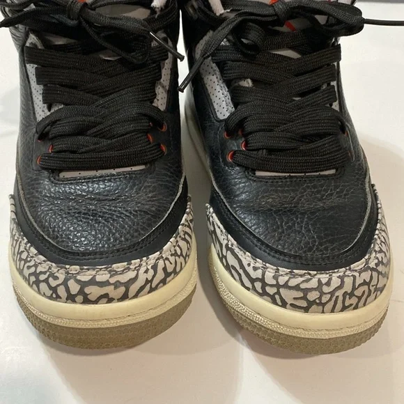Nike Air Jordan 3 Retro Black Cement Size 6.5Y - Picture 9 of 15